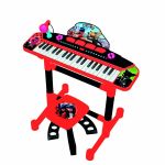 Reig Musicales Organ With Microphone And Bench Lady Bug Laranja