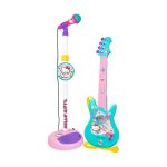 Reig Musicales Guitar And Micro Hello Kitty Set