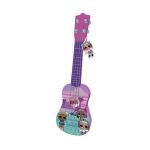 Reig Musicales Spanish Plastic Guitar In Case 4 Strings Rosa