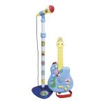 Reig Musicales Peppa Pig Standing Guitar And Microphone With 60x30x17 Cm 30 Adjustable Height Transparente