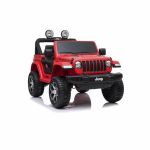 Devessport Jeep Wrangler Radio Control Electric Car Vermelho