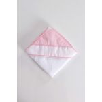 Fill Baby Toalha Pintas Bebé Estampada para Bordar Rosa Claro 80cm x 80 cm
