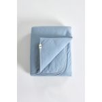 Fill Baby Manta Bebé Algodão Orgânico Azul Unisexo 80cm x 80cm