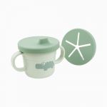 Done By Deer Copo Spout/snack Foodie Croco Green