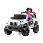 Ataa Cars Carro Elétrico Infantil Raider 12V 4x4: Branco