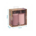 Kiokids Copos com Palhinha Silicone Rosa