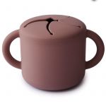 Mushie Copo Silicone para Snacks Woodchuck