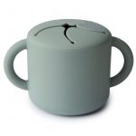 Mushie Copo Silicone para Snacks Cambridge Blue