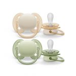 Philips Avent Chupetas Ultra Soft 0-6 meses Bege e Verde