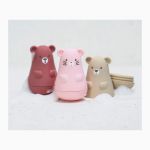 Nattou Conjunto de Bonecos de Banho Rosa