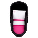 Kikkaboo Conjunto Jogo de Cama para Alcofa 6 Peças Solid Pink