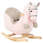 Kikkaboo Cadeira de Balanço com Sons Pink Horse