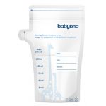 Baby Ono Sacos de Armazenamento de Leite Materno 180ml 30 Unidades