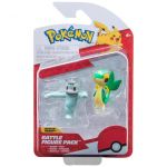 Jazwares Figuras de Batalha Pokémon Machop & Snivy