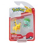 Jazwares Figuras Pokémon Pikachu e Bulbasur