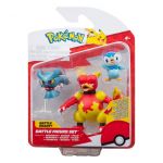 Jazwares Figuras Pokémon Piplup, Misdreavus, Magmar