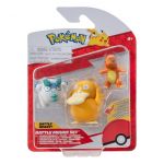 Jazwares Figuras Pokémon Charmander, Galarian Darumaka e Psyduck