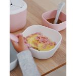 Béaba Conjunto de 3 Tigelas Silicone Rosa Algodão