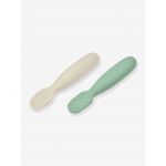 Béaba Conjunto 2 Pré-colheres Silicone Verde Gris