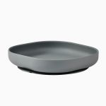 Béaba Prato Silicone com Ventosa Cinza