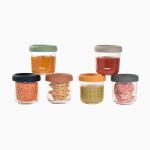 Béaba Set 6 Recipientes de Conservação de Vidro Sunrise 250ml