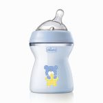 Chicco Biberão Silicone NaturalFeeling 2M+ 250ml Ursinhno Azul