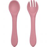 Petite&Mars Talheres de Silicone Take&match Dusty Rose