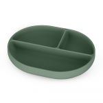 Petite&Mars Prato de Silicone Dividido Take&match Misty Green