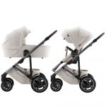 Duo Britax Romer Smile 5Z Essential + Alcofa Lux Soft Taupe