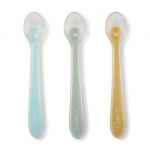Saro Conjunto 3 Colheres de Silicone Azul +4M