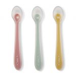 Saro Conjunto 3 Colheres de Silicone Rosa +4M