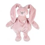 Nattou Coelho com Lenço Brilha No Escuro Lapidou Old Pink +0M