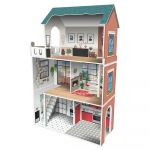 Deqube Casa de Boneca de Madeira Soho 3 Andares