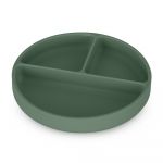 Petite&Mars Prato Redondo de Silicone Dividido Take&match Misty Green