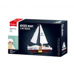 Sluban Model Bricks Veleiro Competição 1/35 260 Peças