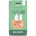 Fraldas Moomin Baby T4 (7-14Kg) 63 Unidades