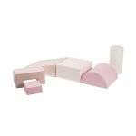 BabyTrold Espuma de Aprendizagem Crawling Set Rose