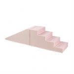 BabyTrold Escorrega de Espuma Stairs & Slide Rose