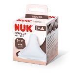 Nuk Perfect Match Tetina Silicone Tamanho M +3 Meses 2 Unidades