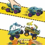 Mega Construx Pista de Acrobacias Hot Wheels Monster Trucks 332 Peças - HKF89