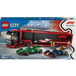 LEGO City Camião de F1 com Carros de F1® RB20 e AMR24 - 60445