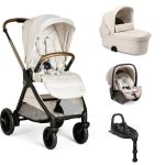 Trio Chicco Bellagio + First Seat Recline i-Size + Alcofa Flexi Amber Glow + Base Full 360º i-Size