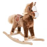 Cavalo Brincar Crianças 74x33x62 cm Castanho +3A - 330-091