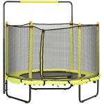 ZONEKIZ Trampolim Infantil Segurança Rede Ajustável Interior Exterior Diversão Atividades Ø140x120-140 cm