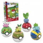 Mega Construx Equipa de Treinadores Pokémon Grass-Type 118 Peças - HWR77