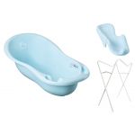 Babyactive Banheira 86 cm com Suporte e Assento Anti-derrapante Duck Blue