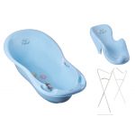 Babyactive Banheira 102 cm com Suporte e Assento Anti-derrapante Forest Fairytale Blue