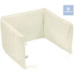 Cambrass Protetor Cama de Grades Liso e 60x40 cm Beje