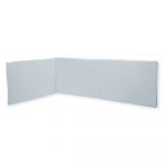 Interbaby Protetor de Cama 40X185 Algodão Não Amovivel Azul