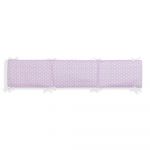 Interbaby Protetor de Cama 40X185 Algodão Star Rosa